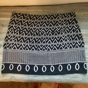 BDG black and pattern skirt